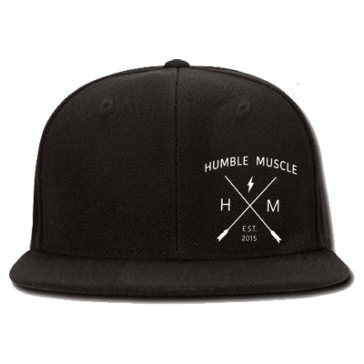 Unisex Snapback Hat | HM X | Black